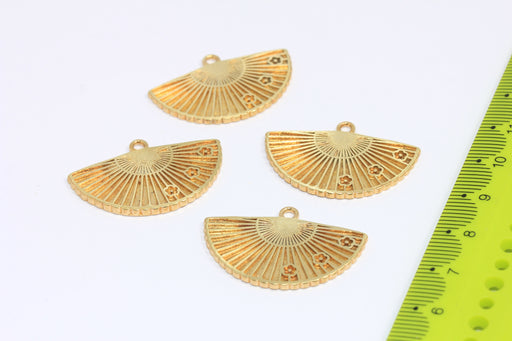 Brass Sector Charms
