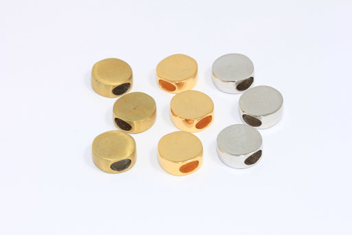 Coin Charms, Optional Color Coin Beads