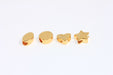 Heart Charms, Star Charm, Oval Beads
