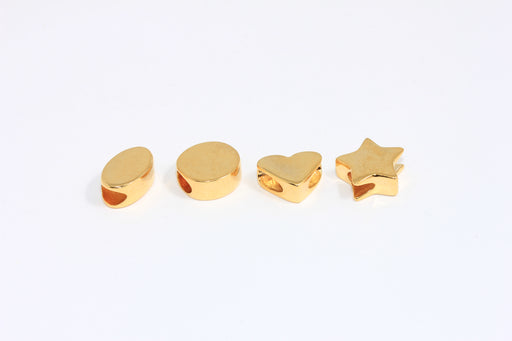 Heart Charms, Star Charm, Oval Beads