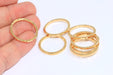 Shiny Gold Closed Ring