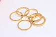 Shiny Gold Closed Ring