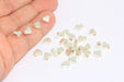 Sliding Heart Beads, Heart Charms
