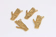 Brass Hand Charms