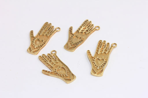 Brass Hand Charms