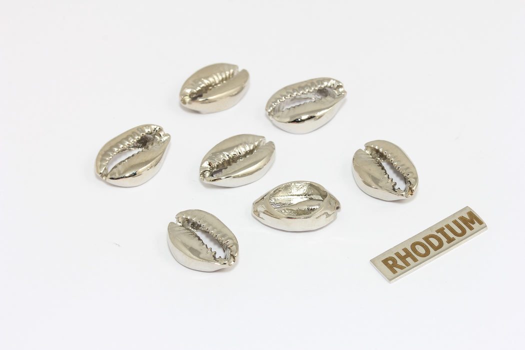 12x18mm Gümüş Kaplamalı Deniz Kabuğu, Deniz Kabuğu Takıları, gümüş istiridyeler BRT352