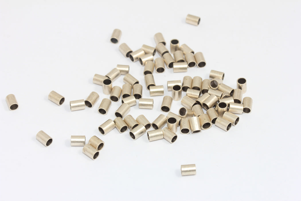 3,5x5 mm Antik Gümüş Tüp Boncuklar, Ara Boncuklar, Bilezik Tüpleri, BRT108
