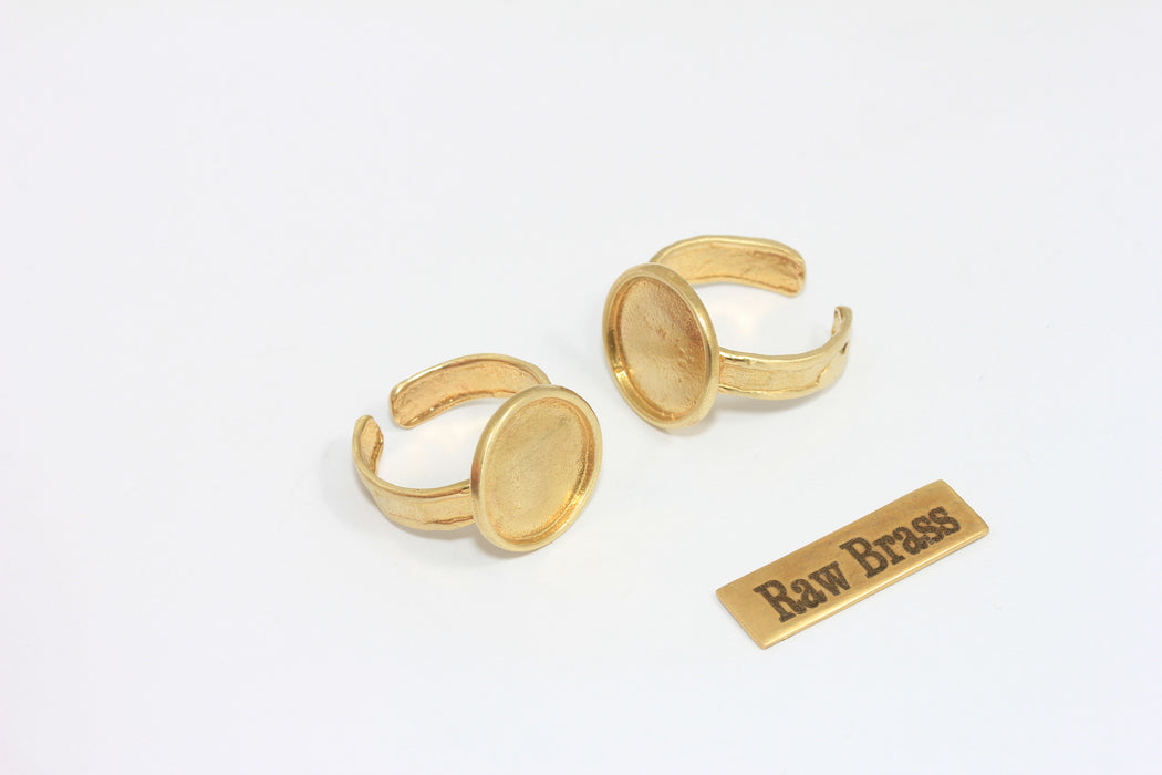 16 mm Ham Pirinç Tel Halkaları, Kapalı Halkalar, Madeni Para Halkası, CHK94-8