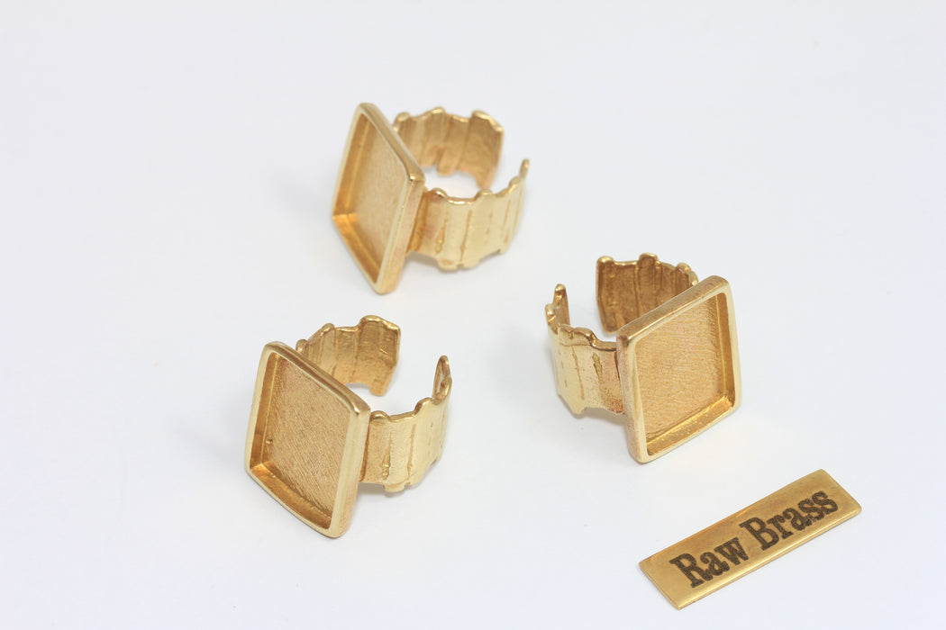 16 mm Ham Pirinç Tel Halkaları, Kapalı Halkalar, Madeni Para Halkası, CHK94-8