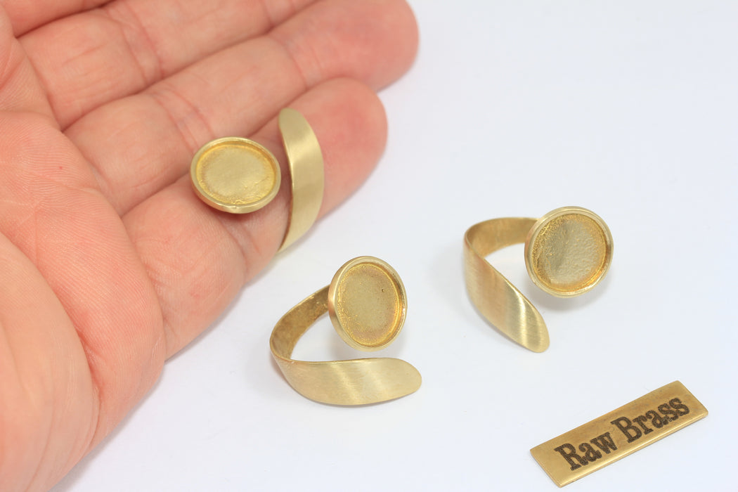 16 mm Ham Pirinç Tel Halkaları, Kapalı Halkalar, Madeni Para Halkası, CHK94-8