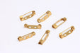 Brass Safety Pin Charm