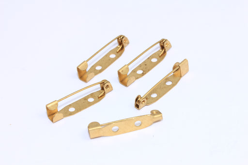 Brass Safety Pin Charm