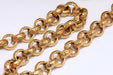 Raw Brass Rolo Chain