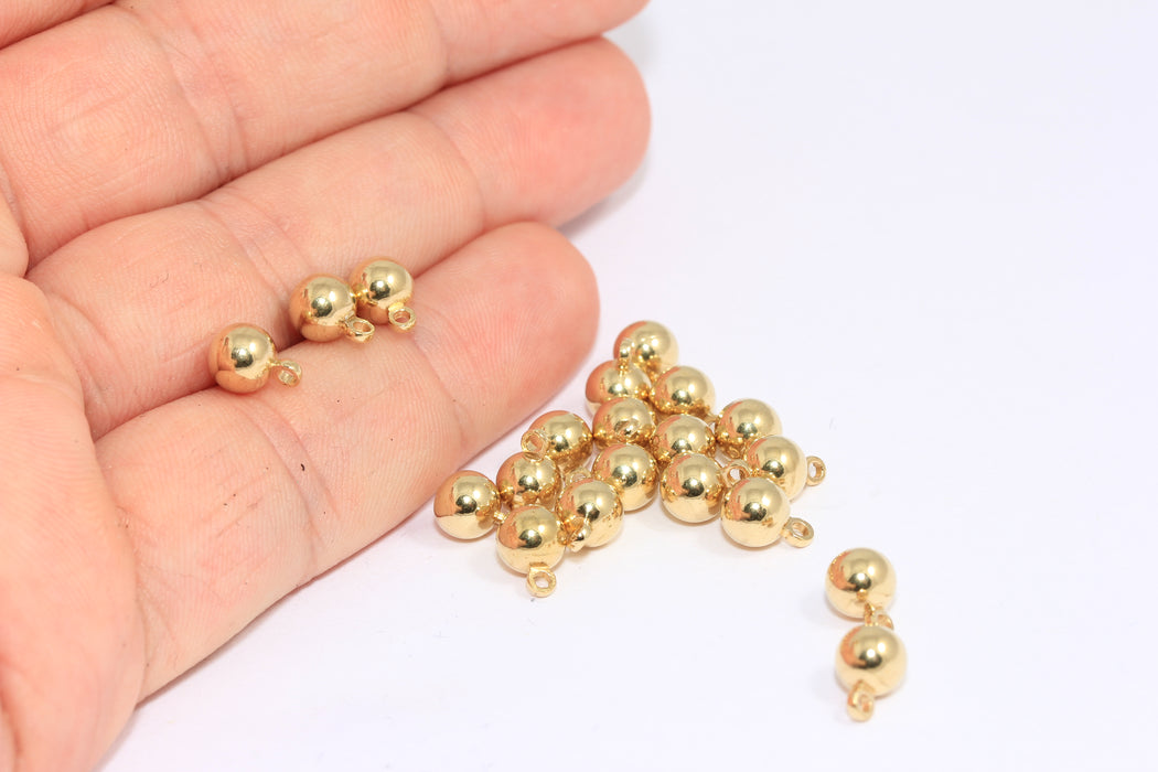 Ball Bracelet Charms, Ball Spacer Beads