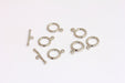 Silver Color Plated Toggle Clasp