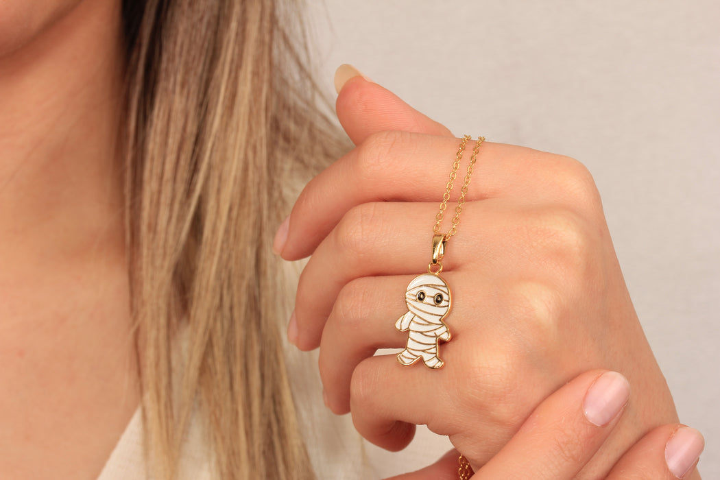 Collana a forma di cuore in oro lucido 24k da 17'', collana a forma di cuore in smalto rosso,