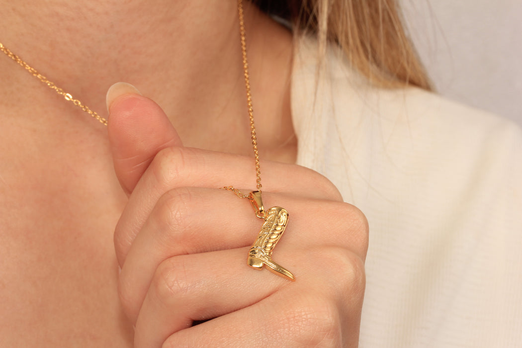 Collana a forma di cuore in oro lucido 24k da 17'', collana a forma di cuore in smalto rosso,