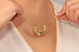 Gold Necklace With Sun Pendant