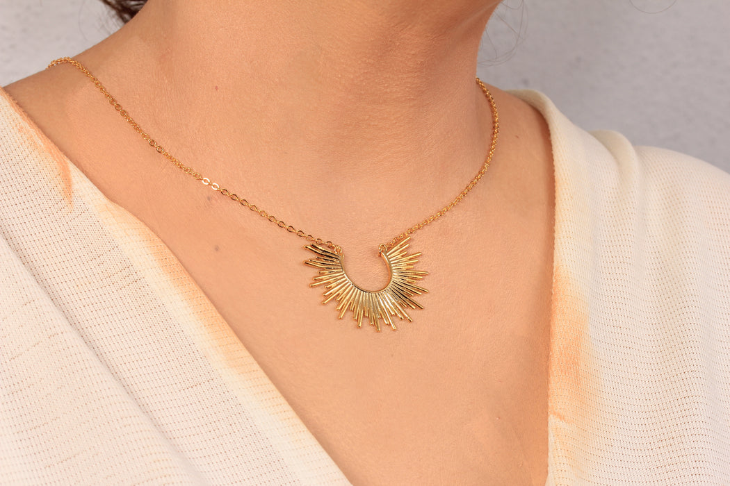 Collana a forma di cuore in oro lucido 24k da 17'', collana a forma di cuore in smalto rosso,