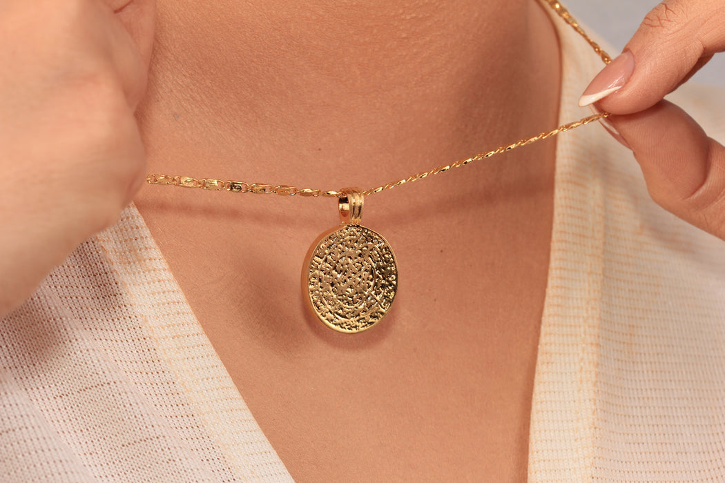 Collana a forma di cuore in oro lucido 24k da 17'', collana a forma di cuore in smalto rosso,