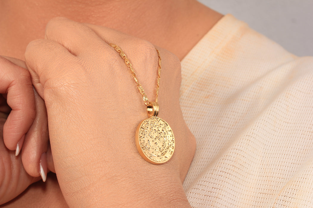 Collana a forma di cuore in oro lucido 24k da 17'', collana a forma di cuore in smalto rosso,