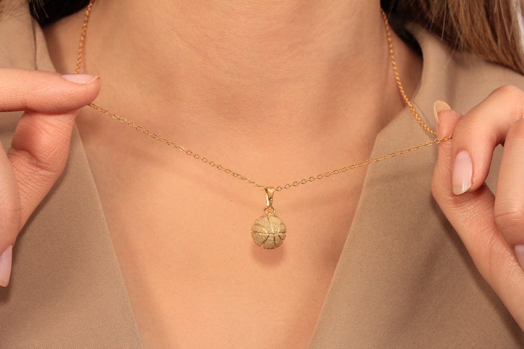 17'' 24 Ayar Parlak Altın Kalp Kolye, Kırmızı Mineli Kalp Kolye,