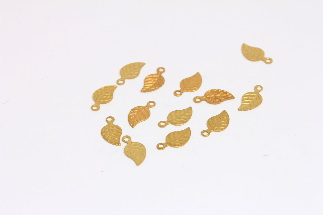 Brass Leaf Pendant