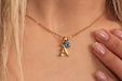 Gold Necklace With Evil Eye Charm