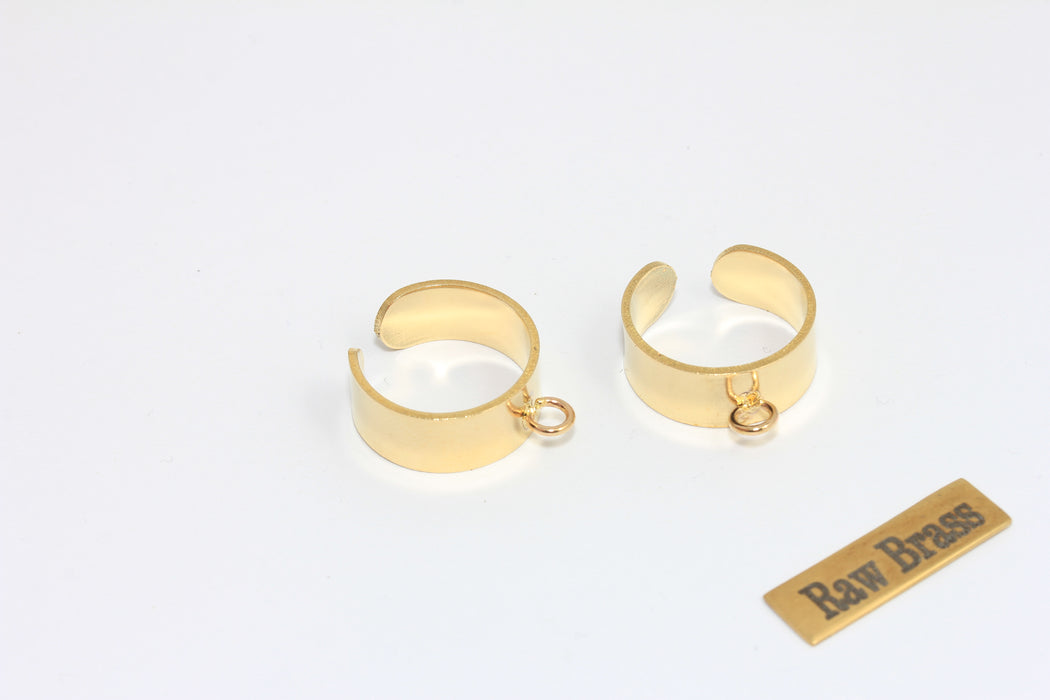 21 mm Ham Pirinç Yüzük, Bantlı Çekiçli Yüzükler, Halkalı Yüzük, MLS483