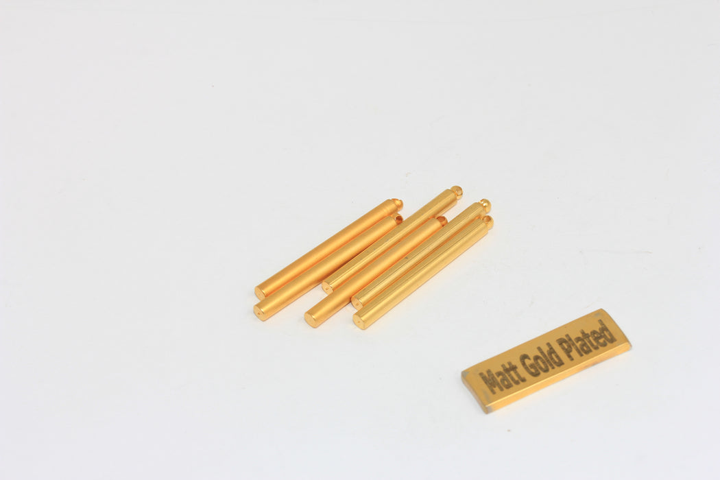 3x30mm 24 Ayar Parlak Altın Kaplama Çubuk Charm, Çubuk Kolye, Çubuk Kolye, BRT449