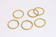 Brass Hammered Rings