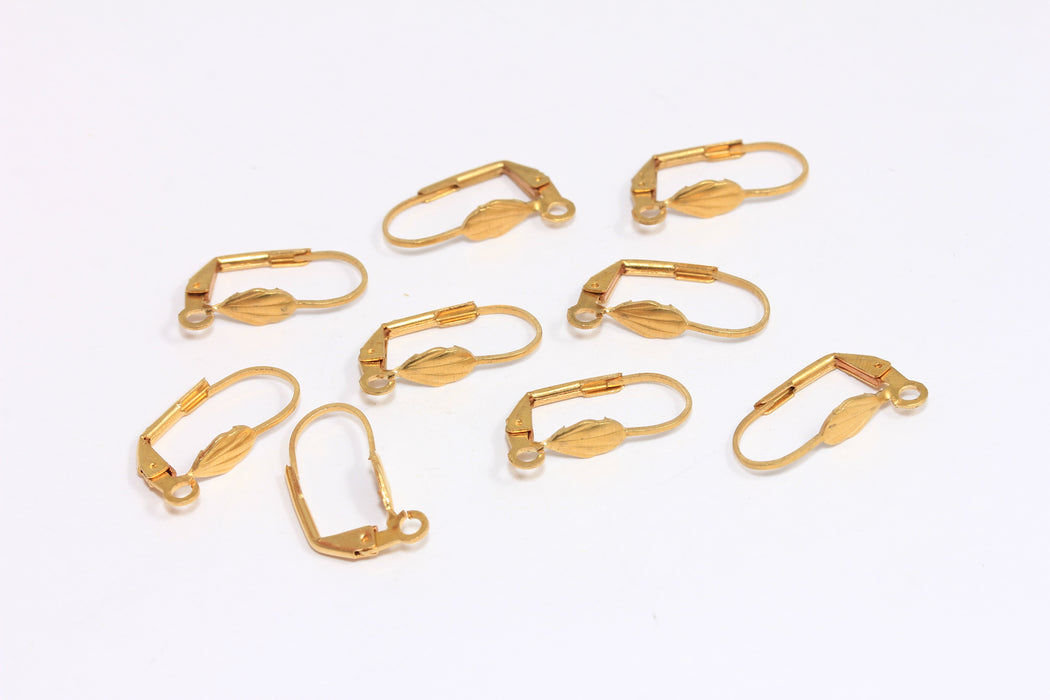 Lever Back Ear Hooks, Earring Settings