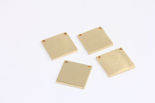 Brass Square Charms