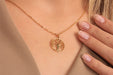 Gold Necklace With Tree Of Life Pendant