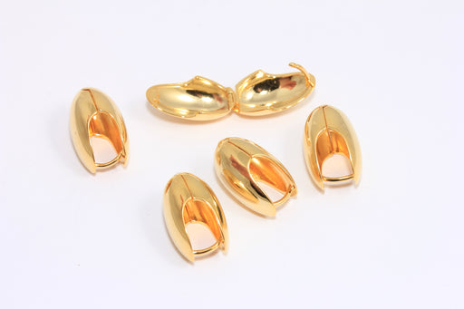 Puffed Drop Earrings