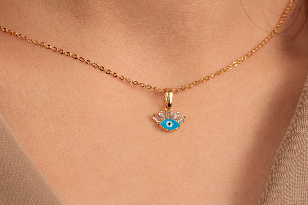 Collana a forma di cuore in oro lucido 24k da 17'', collana a forma di cuore in smalto rosso,