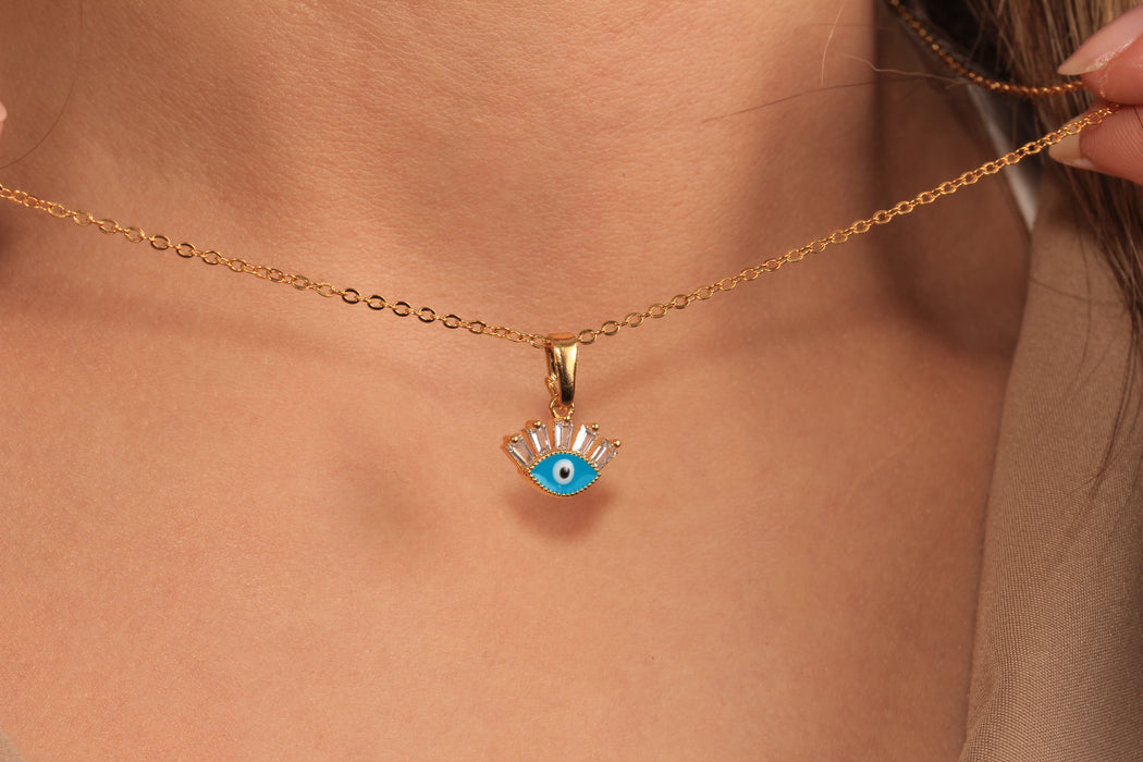 Collana a forma di cuore in oro lucido 24k da 17'', collana a forma di cuore in smalto rosso,