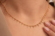 Elegant Tiny Gold Necklace