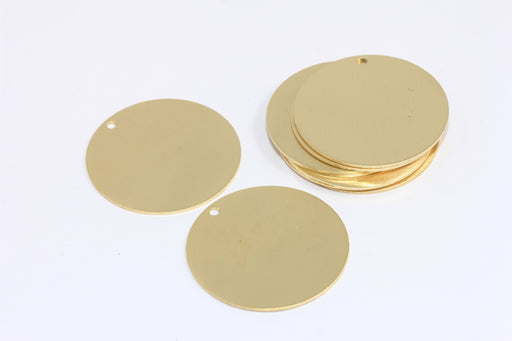Brass Round Charms