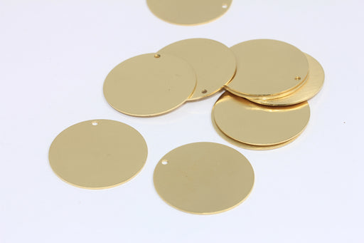 Brass Round Charms