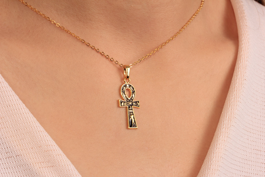 17'' 24 Ayar Parlak Altın Kalp Kolye, Kırmızı Mineli Kalp Kolye,