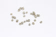 CZ Micro Pave Wheel Beads, White Stone Sliding Beads