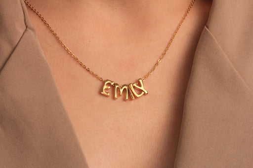 Personalized Name Necklace With Letter Charms
