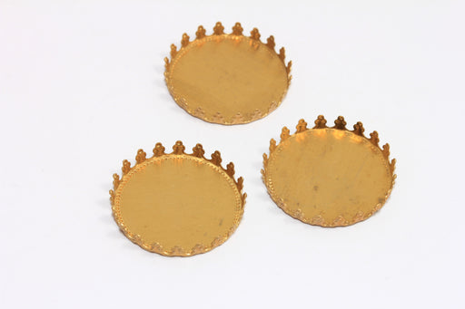 Brass Cabochon Settings