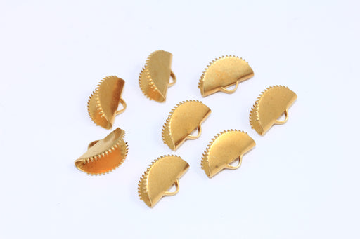 Brass Ribbon Crimps