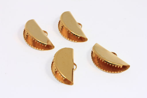 Brass Ribbon Crimps