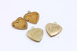 Brass Heart Locket Pendant