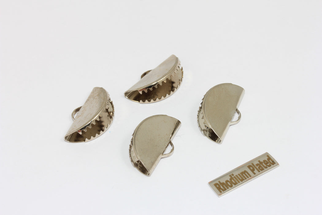 25 mm Rodyum Kaplamalı Kurdele Kıvrımı, Kurdele Tokası, Kordon Kıvrımları, BRT775