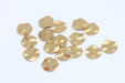 Brass Hammered Disc
