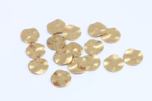 Brass Hammered Disc